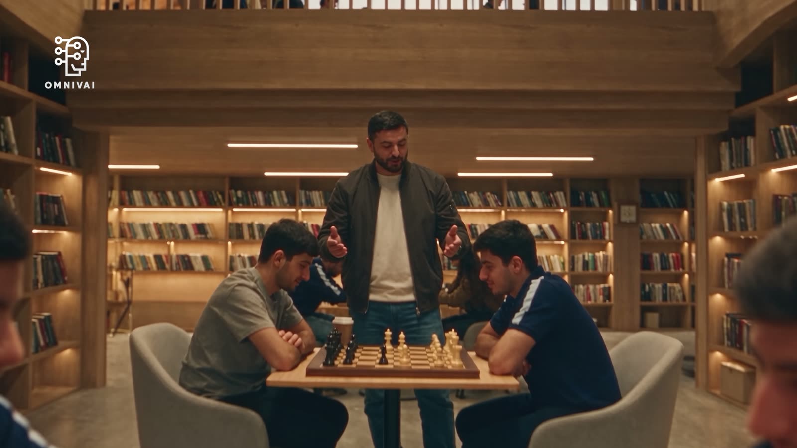 Youth Hub — mentorship session in the library