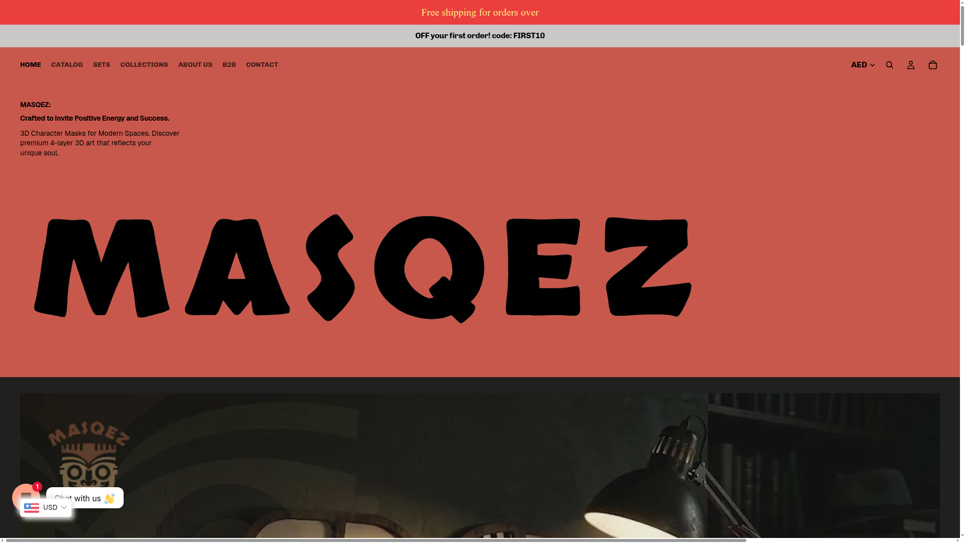 Masqez — 3D Character Masks E-Commerce